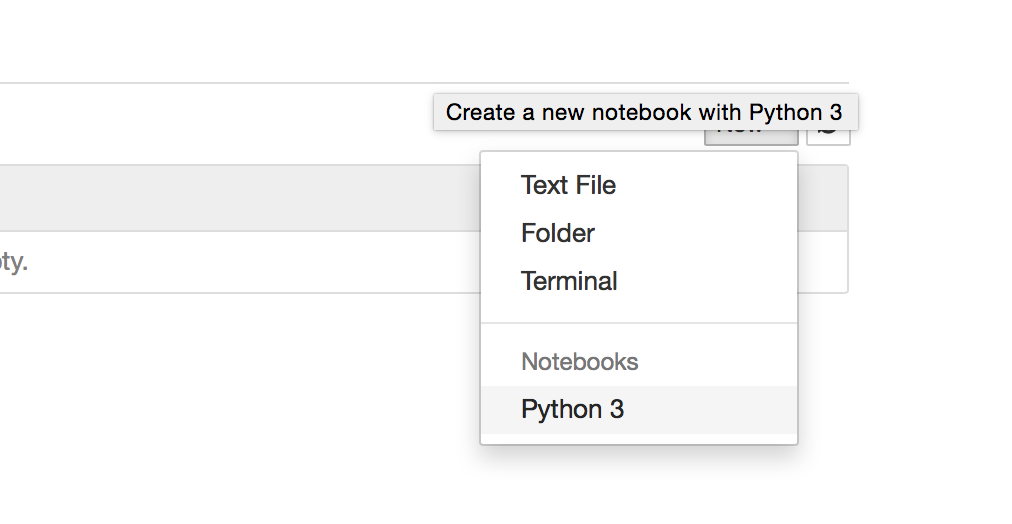 new python notebook